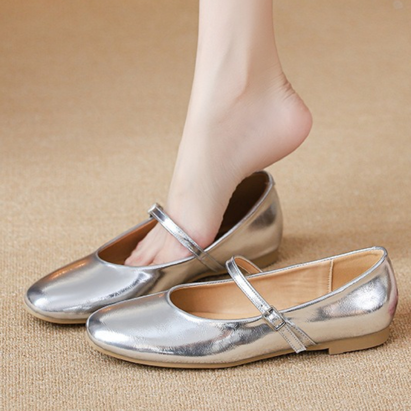 Silver Ballet Flats Shoes Wome - Women'S Shoes review and price