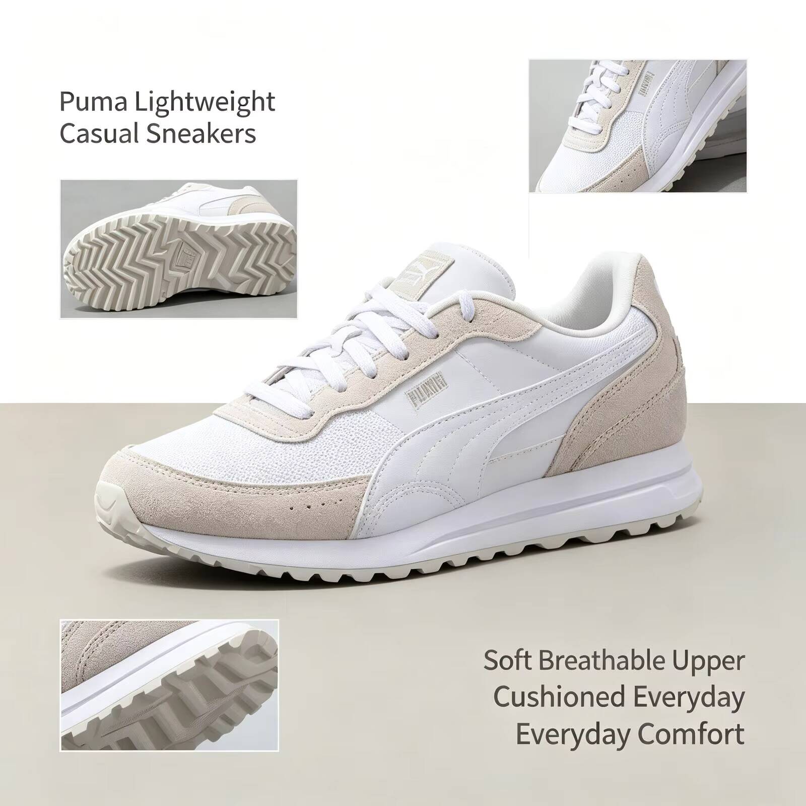 New Hot Puma White Lightweight - Women'S Shoes Puma Sneakers review and price
