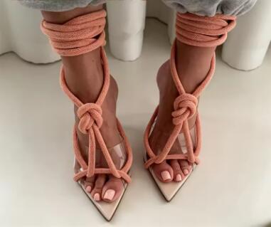 Beige White Black Clear PVC Ro - Clear Strap Heel review and price
