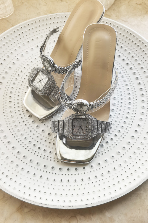 Original design Crystal watch  - Clear Strap Heel review and price