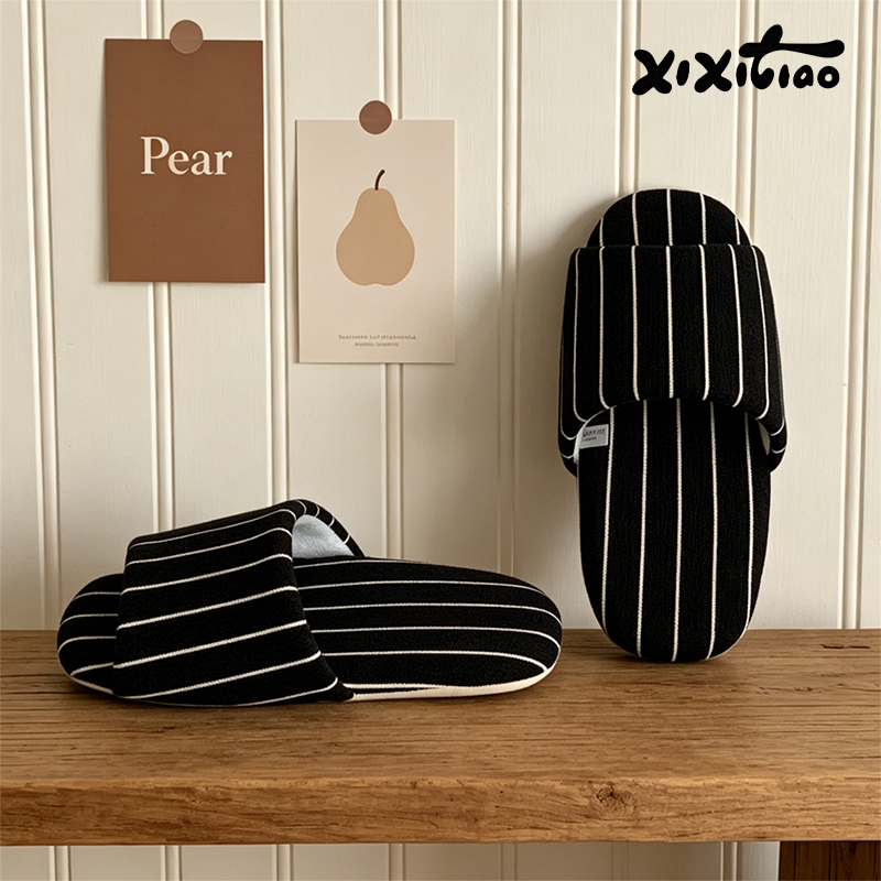 XIXITIAO Stripe Indoor Slipper - Women'S Shoes To Men'S Size review and price