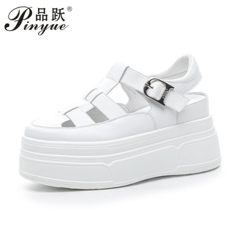 8.5cm Hollow Full Cow Genuine  - Wedge Heeled Sneaker review and price