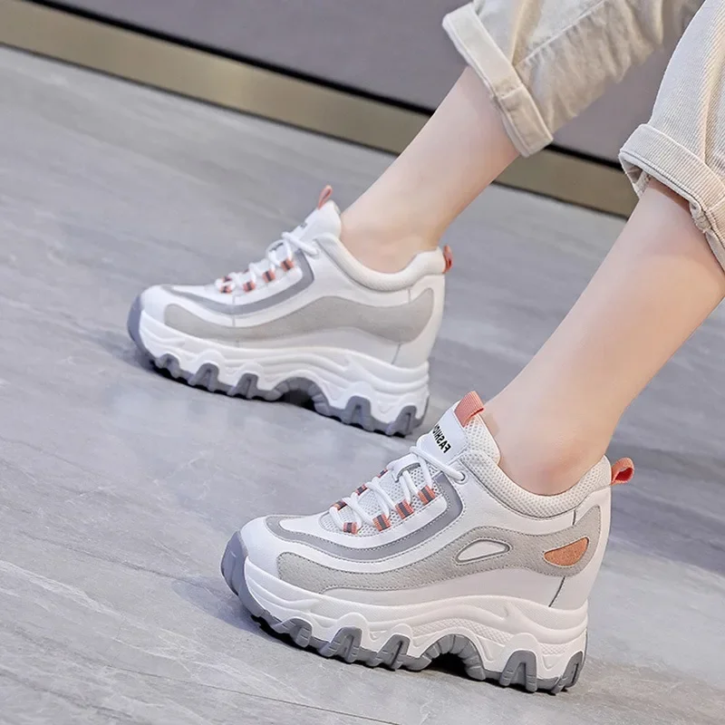 9CM Genuine Leather Platform W - Wedge Heeled Sneaker review and price