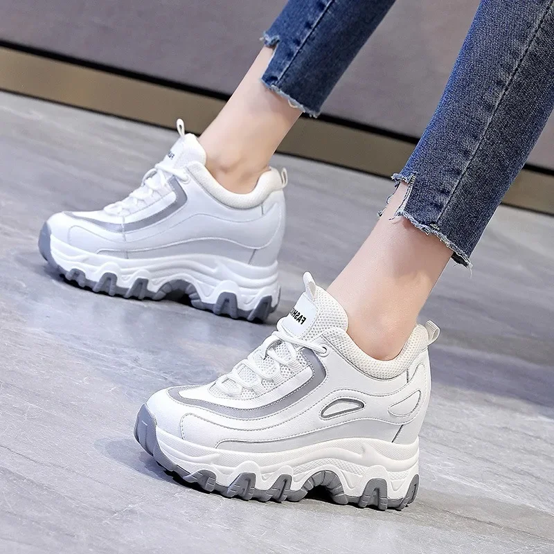 9CM Genuine Leather Platform W - Wedge Heeled Sneaker review and price
