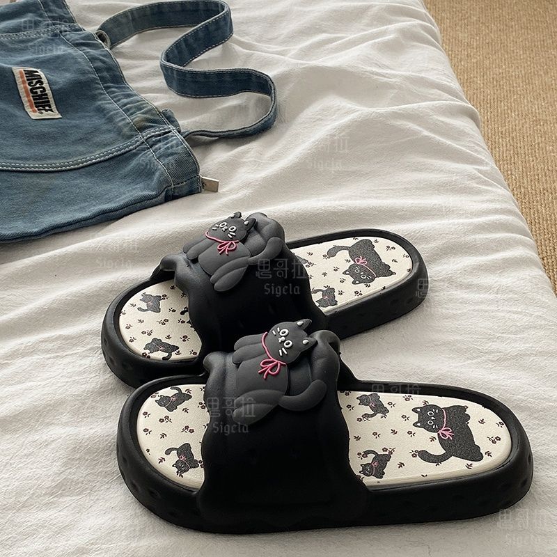 Printting Cute Bear Women Slip - Women'S Shoes To Men'S Size review and price