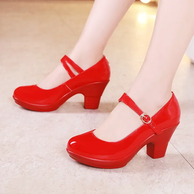 Small Size 32-43 Medium Block  - Women'S Shoes Red Bottoms review and price