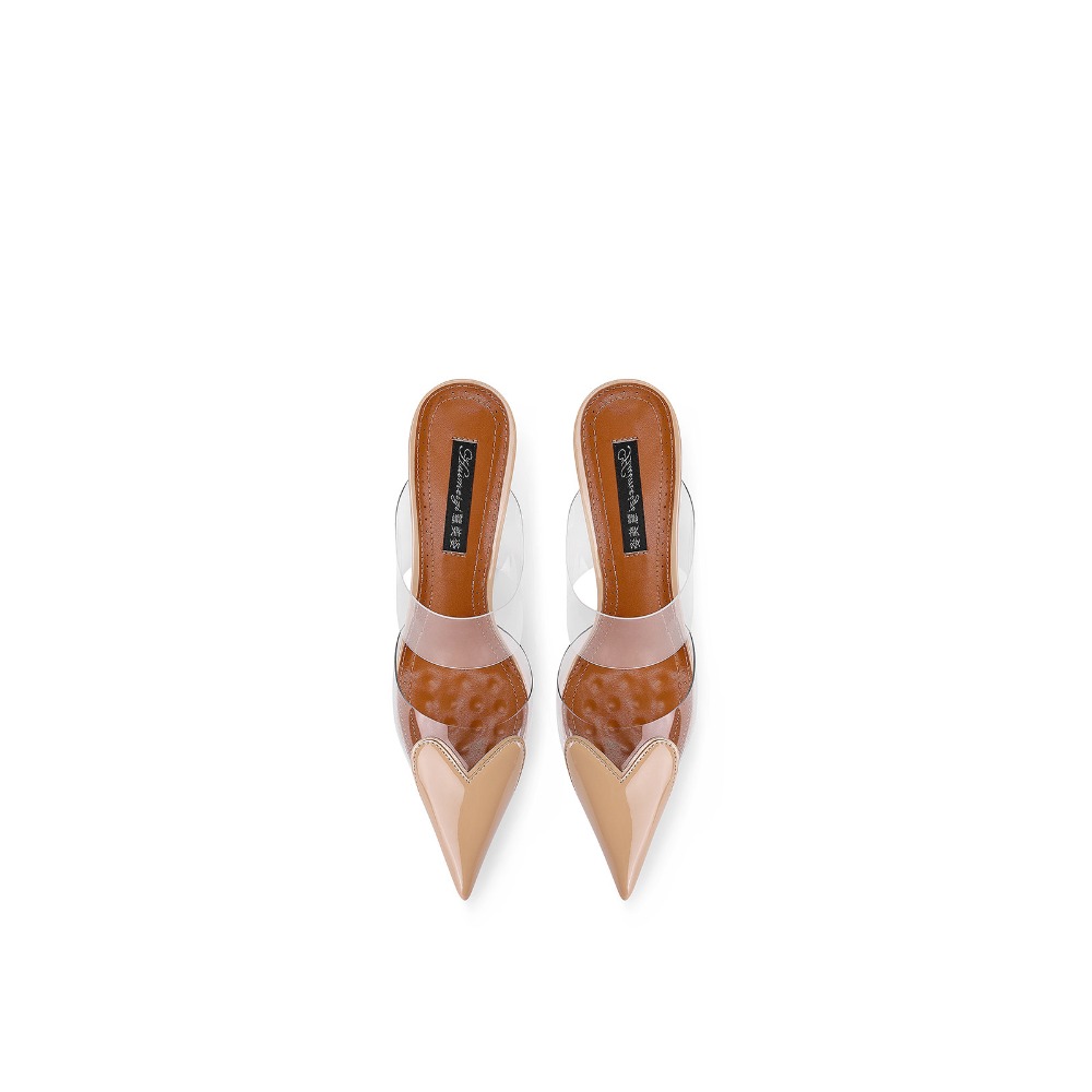 2026 New Black Pointed Toe Hig - Clear Strap Heel review and price