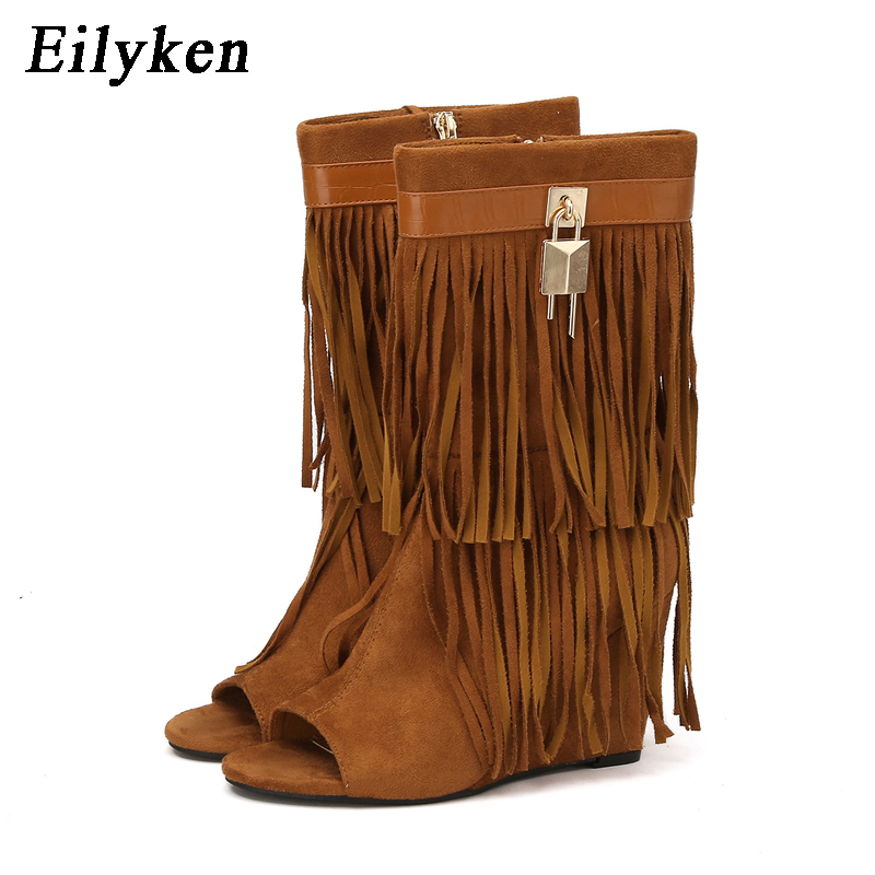 Eilyken Designer Fringe Wedges - Wedge Heeled Sneaker review and price